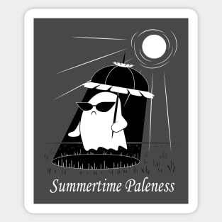 Summertime Paleness Sticker